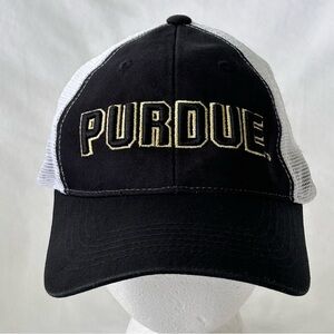Purdue Boilermakers Main Gate Trucker Hat Mesh Back Adjustable Snapback OSFA
